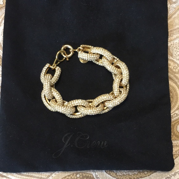 J. Crew Jewelry - Pave Chain Bracelet J.Crew